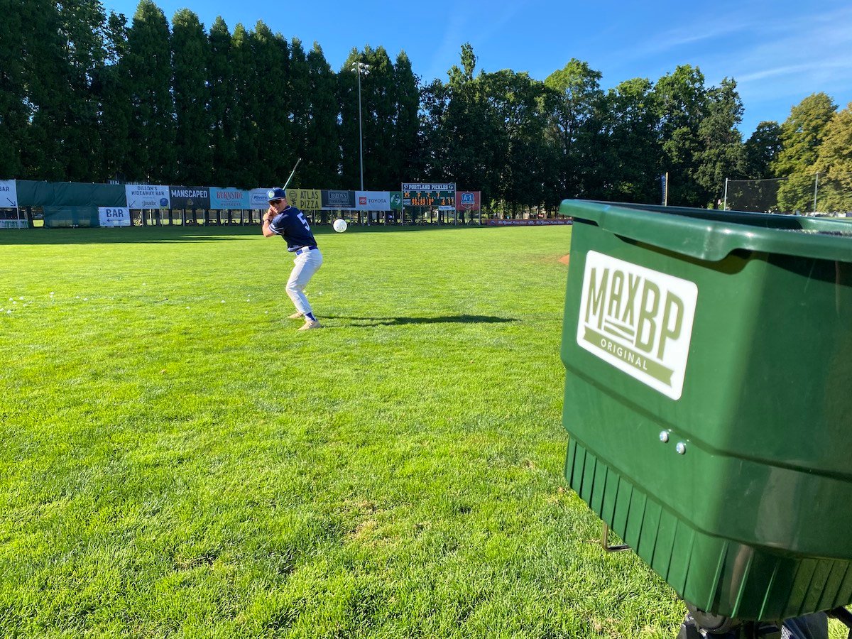 Two-for-one Dill: Portland Pickles Asst. GM Parker Huffman explains how MaxBP machines are helping the team and entertaining fans in between innings