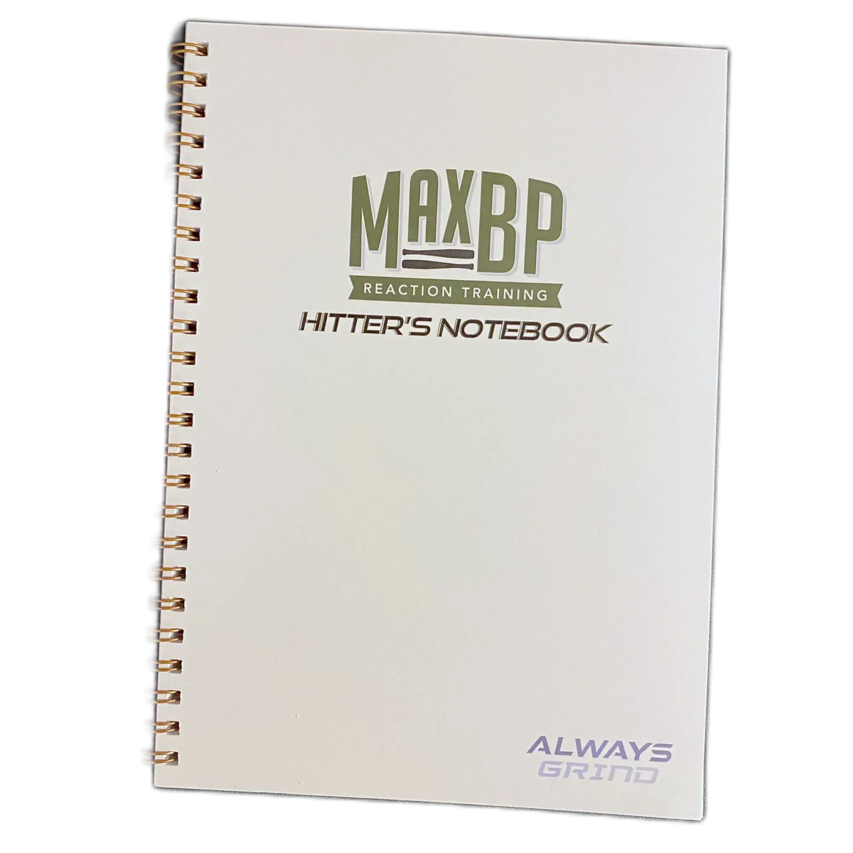 Hitters Notebook Always Grind: Hitter's Notebook - Track Your Hitting – MaxBP